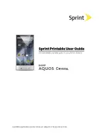 Sharp AQUOS Crystal User Manual предпросмотр