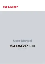 Предварительный просмотр 2 страницы Sharp Aquos D10 User Manual