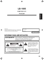 Preview for 35 page of Sharp AQUOS LB-1085 Operation Manual