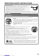 Предварительный просмотр 6 страницы Sharp Aquos LB-T422U Operation Manual