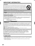 Preview for 4 page of Sharp Aquos LC-108D1U Operation Manual