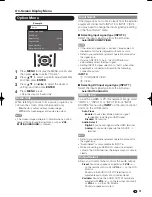 Preview for 33 page of Sharp Aquos LC-108D1U Operation Manual