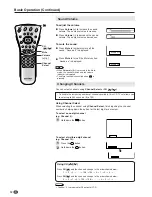 Preview for 14 page of Sharp AQUOS LC-13B4E Operation Manual