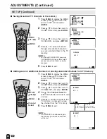 Предварительный просмотр 33 страницы Sharp Aquos LC-13C3U Operation Manual