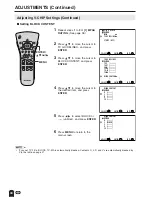 Предварительный просмотр 41 страницы Sharp Aquos LC-13C3U Operation Manual