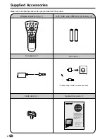 Preview for 6 page of Sharp Aquos LC-13E1E Operation Manual