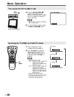 Preview for 14 page of Sharp Aquos LC-13E1E Operation Manual