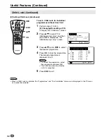 Preview for 34 page of Sharp Aquos LC-13E1E Operation Manual