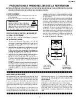 Предварительный просмотр 3 страницы Sharp Aquos LC 15B1U Service Manual