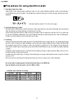 Preview for 4 page of Sharp Aquos LC 15B1U Service Manual