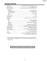 Preview for 5 page of Sharp Aquos LC 15B1U Service Manual