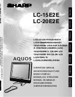 Sharp AQUOS LC-15E2E Operation Manual предпросмотр