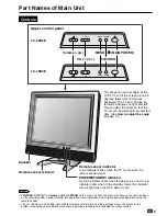 Preview for 11 page of Sharp AQUOS LC-15E2E Operation Manual