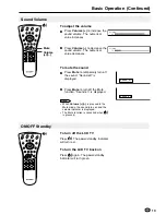 Preview for 15 page of Sharp AQUOS LC-15E2E Operation Manual