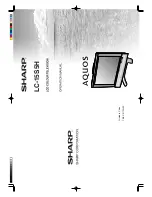 Sharp Aquos LC-15S5H Operation Manual preview