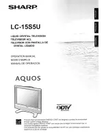 Sharp AQUOS LC-15S5U Operation Manual предпросмотр