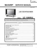 Sharp AQUOS LC-15S5U Service Manual предпросмотр