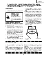 Предварительный просмотр 3 страницы Sharp AQUOS LC-15S5U Service Manual