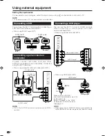 Предварительный просмотр 10 страницы Sharp Aquos LC-19A1E Operation Manual