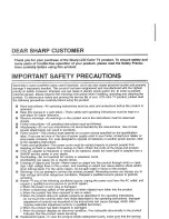 Preview for 4 page of Sharp Aquos LC 20B1U Operation Manual