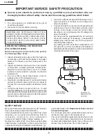 Preview for 2 page of Sharp Aquos LC-20B4M Service Manual