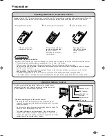 Предварительный просмотр 7 страницы Sharp Aquos LC-20B6E Operation Manual