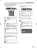 Предварительный просмотр 14 страницы Sharp Aquos LC-20B6M Operation Manual