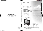 Sharp Aquos LC 20D30U Operation Manual preview