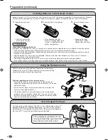 Preview for 6 page of Sharp Aquos LC-20S4E Operation Manual