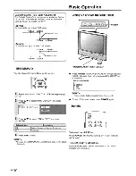 Предварительный просмотр 17 страницы Sharp Aquos LC-20S5U Operation Manual