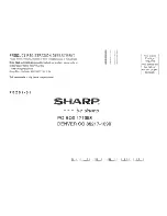 Предварительный просмотр 43 страницы Sharp Aquos LC-20S5U Operation Manual