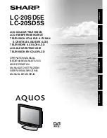 Sharp AQUOS LC-20SD5E Operation Manual preview