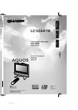 Preview for 1 page of Sharp Aquos LC-22AA1M Operation Manual