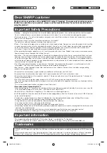 Preview for 4 page of Sharp Aquos LC-22LE520X Operation Manual