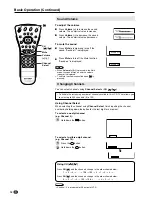 Предварительный просмотр 14 страницы Sharp AQUOS LC-22SV2E Operation Manual