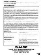 Предварительный просмотр 64 страницы Sharp Aquos LC-22SV6U Operation Manual