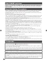 Preview for 4 page of Sharp AQUOS LC-24LE430M Operation Manual