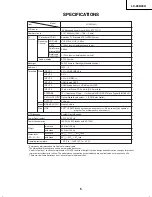 Preview for 5 page of Sharp AQUOS LC-26D43U Service Manual