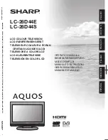 Preview for 1 page of Sharp AQUOS LC-26D44E Operation Manual