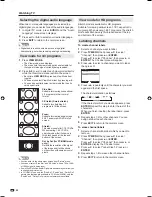 Preview for 24 page of Sharp AQUOS LC-26DV28UT Operation Manual