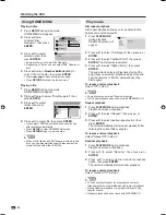 Preview for 34 page of Sharp AQUOS LC-26DV28UT Operation Manual