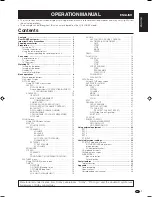 Preview for 3 page of Sharp AQUOS LC-26GA5E Operation Manual