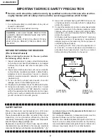 Preview for 2 page of Sharp AQUOS LC-26GA5H Service Manual