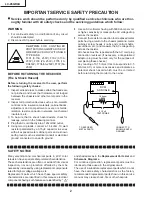 Предварительный просмотр 2 страницы Sharp Aquos LC 26GD4U Service Manual