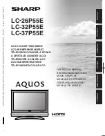 Sharp AQUOS LC-26P55E Operation Manual предпросмотр