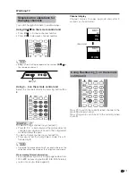 Предварительный просмотр 19 страницы Sharp Aquos LC-30HV4E Operation Manual