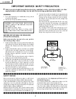 Preview for 2 page of Sharp Aquos LC-30HV4E Service Manual