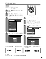 Предварительный просмотр 56 страницы Sharp Aquos LC-30HV4M Operation Manual