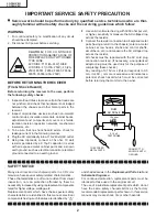 Preview for 2 page of Sharp Aquos LC-30HV4U Service Manual