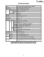 Preview for 5 page of Sharp Aquos LC-30HV4U Service Manual